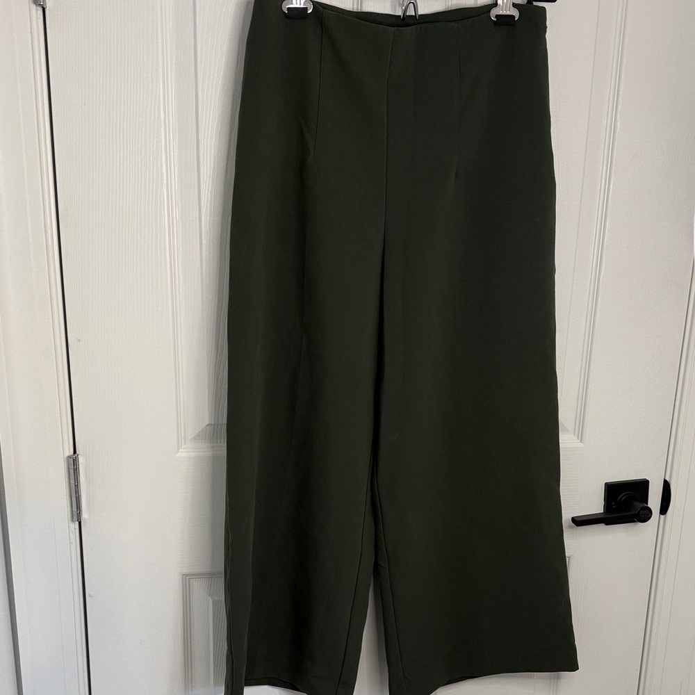 Joie Dark Green Wide Leg Pants